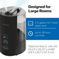 thumbnail image 2 of Honeywell HWC778BC Dual Comfort Cool Mist + Warm Steam Humidifier, 2 of 9