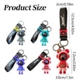 thumbnail image 3 of Kawaii Squishy Keychain Cute Silicone Keychain Key Ring Holder Flexible Bag Charm Accessory for Keys, Backpacks, Gift for Friends, 3 of 8