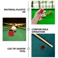 thumbnail image 3 of SEWCHICS 6Pcs Pool Cue Tip Grinder Plastic for Holding Chalk Better, 3 of 8