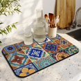 thumbnail image 3 of Mexican Coffee Mat Large 19.5x12in Super Absorbent Diatom Mud Dish Drying Pad Coffee Drying Mat A Must Have Kitchen Gadget for Easy Cleaning and Enhanced Kitchen Decor, 3 of 7