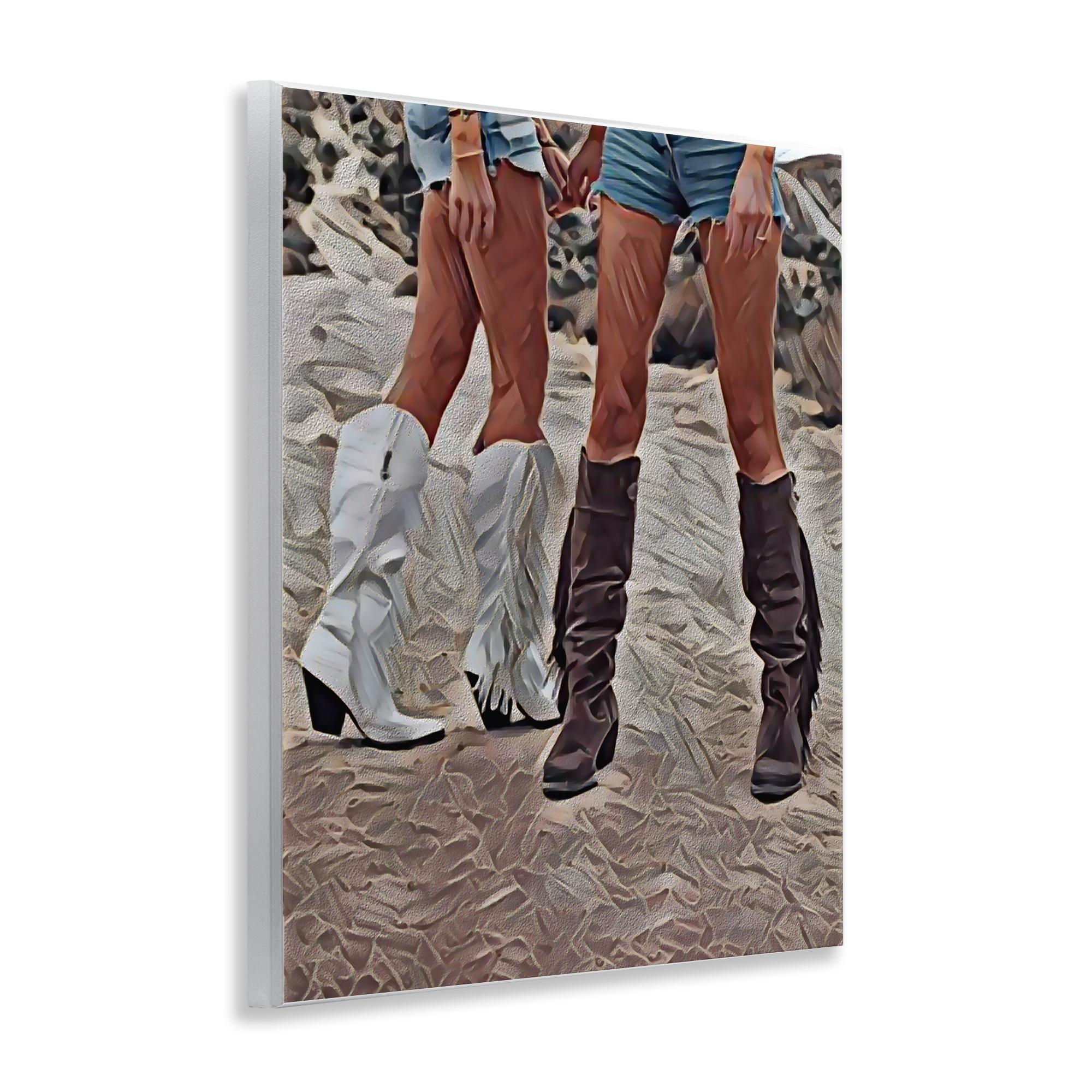 Rodeo Girls Friendship Wall Plaque Art, design by Jesse Keith