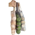 thumbnail image 4 of Hanging Mesh Bags Storage Potatoes Onion Garlic Net Bags Long and Large Net Produce Bags Fruit Veggies Green Pepper or Garbage Bag, 4 of 7