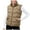 Beige, variant on Elegant Stand Collar Sleeveless Thermal Jackets for Women Casual Fall and Winter Thermal Puffer Vests with Pockets,Red,L2