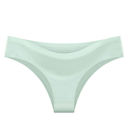 eileial Cotton Underwear for Women Cute Low Rise Bikini Panties High Cut Breathable Sexy Hipster Womens Cheeky(Green S)