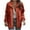 Red, variant on Kaemgyyd Fleece Jacket for Women Solid Color Collar Button down Coat Fuzzy Long Sleeve Warm Outwear Fall Winter