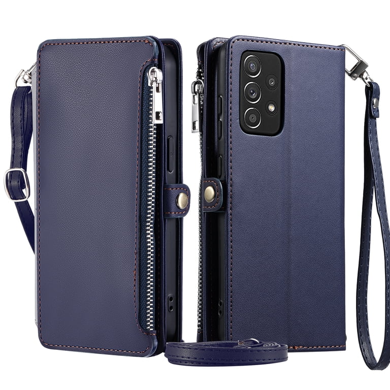 Compatible with Samsung Galaxy A32 5G Wallet Case [RFID Blocking