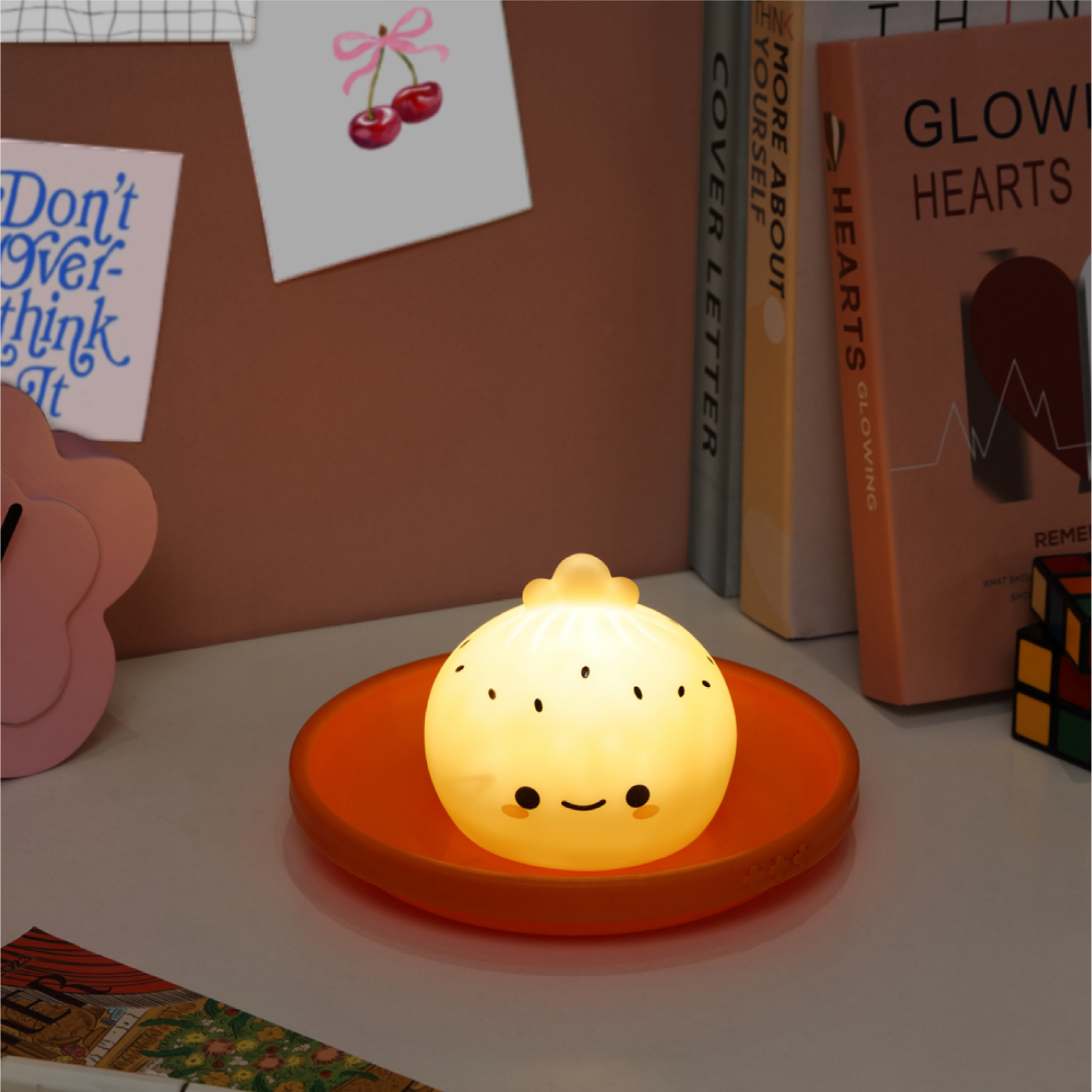 Urban Shop 3.75" H x 4.25" W Dumpling Figural Mood Light