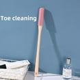 thumbnail image 6 of LHNFT Long Handled Silicone Toe Gap Cleaning Brush, Soft Rubber Exfoliating Foot Scrubber for Shower, Crevice Cleaner for Seniors, Elderly, Men and Women, 6 of 8