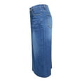 thumbnail image 6 of RUTAYY Women Slit Denim Skirt Solid Color Flowy Swing Skirts, 6 of 8