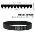 thumbnail image 2 of Unique Bargains 160J10 PJ V-Ribbed Belt, EPDM Micro V Serpentine Belt, 2 Pack, 2 of 5