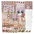 thumbnail image 1 of 100 Uds. Pegatina Vintage para áLbum de Recortes para Diario Basura Adorno EstéTico DIY Collage áLbum Marcos de Fotos A, 1 of 7