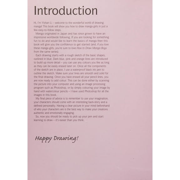 Pre-Owned How to Draw Manga Girls in Simple Steps (Paperback) 1782211268 9781782211266