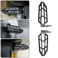 thumbnail image 2 of BIBABLYKE Motorcycle Turn Signal Light Protection Shield Guard Cover Aluminum Turn Signal Indicator Grille Cover Protective Guard, 2 of 7
