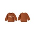 thumbnail image 3 of Mommy and Me Matching Outfits Letter Print Round Neck Pullover Long Sleeve Sweatshirts Tops, 3 of 10