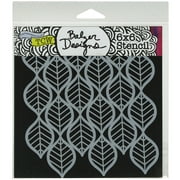 Crafter's Workshop Template 6"X6"-Art Deco Leaves