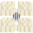 thumbnail image 2 of Velas LED sin llama fclayvts, paquete de 48 con control remoto, 2 of 8
