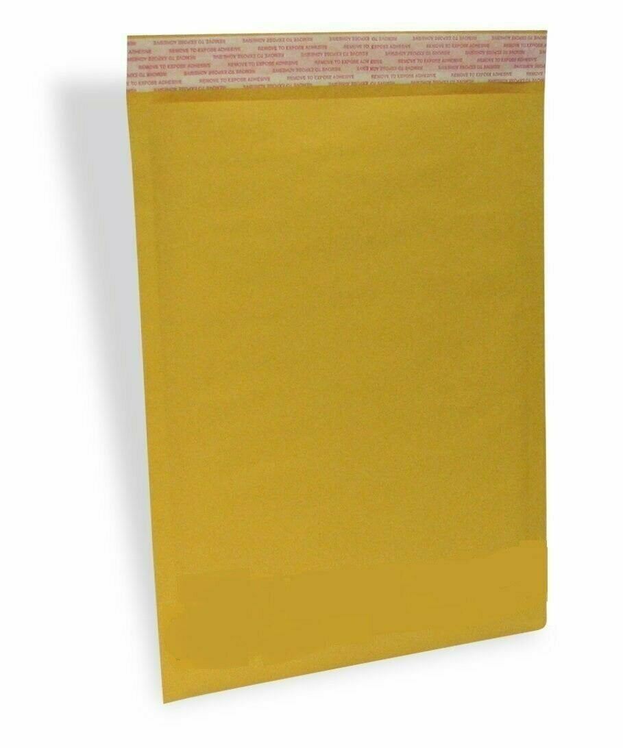 50 #0 6.5x10 Eco Kraft Bubble Padded Envelopes Mailers Lite Shipping 6.5"x10" 