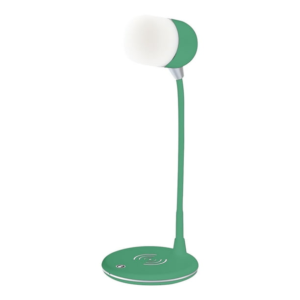 Altavoces Lámparas de Mesa Inalámbricas Bluetooth Carga Inalámbrica Altavoz Bluetooth Tres en Led Dimming Táctil Lámpara de Escritorio Audio Lámpara de Cama Subwoofer