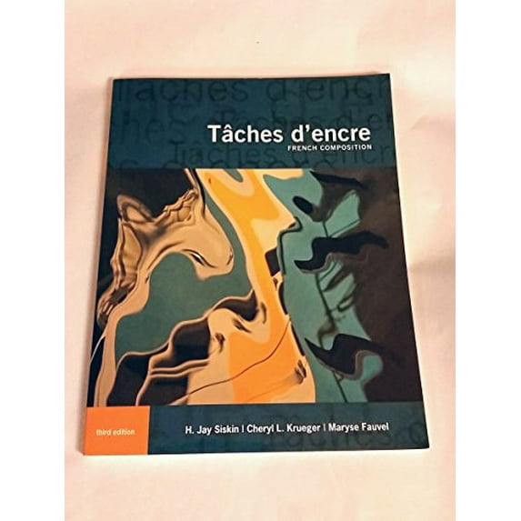 Pre-Owned Tâches d'encre: French Composition (World Languages) (Paperback) 049591553X