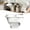 White, variant on Flour Funnel, White Granular grain filling feeding,Liquid transfer funnel,Food grade PP plastic-White
