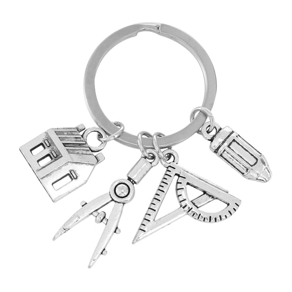 MLINS  Zinc Alloy Key Ring Metal Cute Chains Engineering Student Keychain