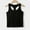 Black, variant on LYEAA Built in Bra Tank Tops for Women Sleeveless Crew Neck Padded Basic Summer Casual Undershirt Solid Racerback Beach Fashion Pullover Vest Breathable Soft Loungewear Going Out Clothes Blue M