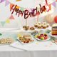 thumbnail image 5 of Banner de feliz cumpleaños - Estandarte siamés dorado decorativo - Decoraciones y decoraciones para fiestas de cumpleaños, 5 of 5