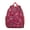 Red-6, variant on Zen Inspired Students Backpack - Yoga Mandala Design with Peace Serenity and Tranquility Pattern, Comfortable Dual Shoulder Support for School and Travel