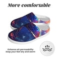 thumbnail image 6 of Balery Starry Sky Turtle Pattern Women's Fuzzy Memory Foam Slippers Fluffy Winter House Shoes Indoor and Outdoor-44/45, 6 of 7