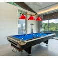 thumbnail image 2 of Z-Lite Cordon 3 Light Billiard, Steel Frame, Red Shade Color, 2 of 8
