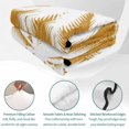 thumbnail image 4 of Quilts Twin XL Size Bedding Set, Tropical Plants Lightweight Quilted Comforter, Ginger Summer Coastal Palm Tree Rustic Leaves Bedspread Coverlet with Pillow Covers for All Season, 68" x 98", 4 of 9