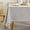 Light Brown, variant on Textured Table cloth for Rectangle table, Heavy Duty Farmhouse Tablecloth Solid Cotton Linen Waterproof Wrinkle Free Burlap Tables Cover for Kitchen Dining,Party, Ivory 55''x120'',10-12 Seats