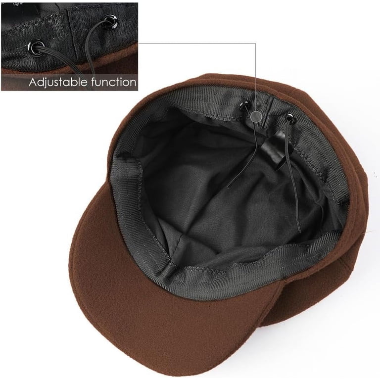 6823 Women Beret Cap Newsboy Hat French Wool Classic Autumn Spring Winter Women Beret Newsboy Hat French Wool Cap Classic Autumn  main image 4