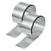 Uxcell 2-Pack Aluminum Flashing, 3.3ft x 2" x 0.004" Aluminum Flashing Roll, Roofing Aluminum Metal Strip Sheet Roll
