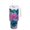 Pink and Teal Tie-dye, variant on 40 oz Insulated Stainless Steel Tumbler Double Wall Stainless Steel Tumbler with 2-Way Drinking Pink and Brown Tie-dye Flowers