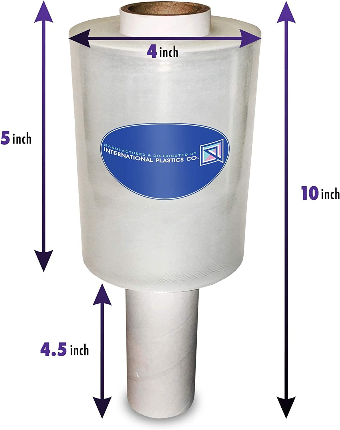 Buy Industrial Mini Stretch Wrap Film with Handle 5 1000 ft 80 Gauge