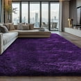 thumbnail image 4 of Shag Area Rugs for Bedroom Living Room,4X6 Ultra Soft Purple Fluffy Area Rugs for Dorm, Indoor Carpet Nursery Rugs for Kids Girls Room Home Decor,Purple, 4 of 18