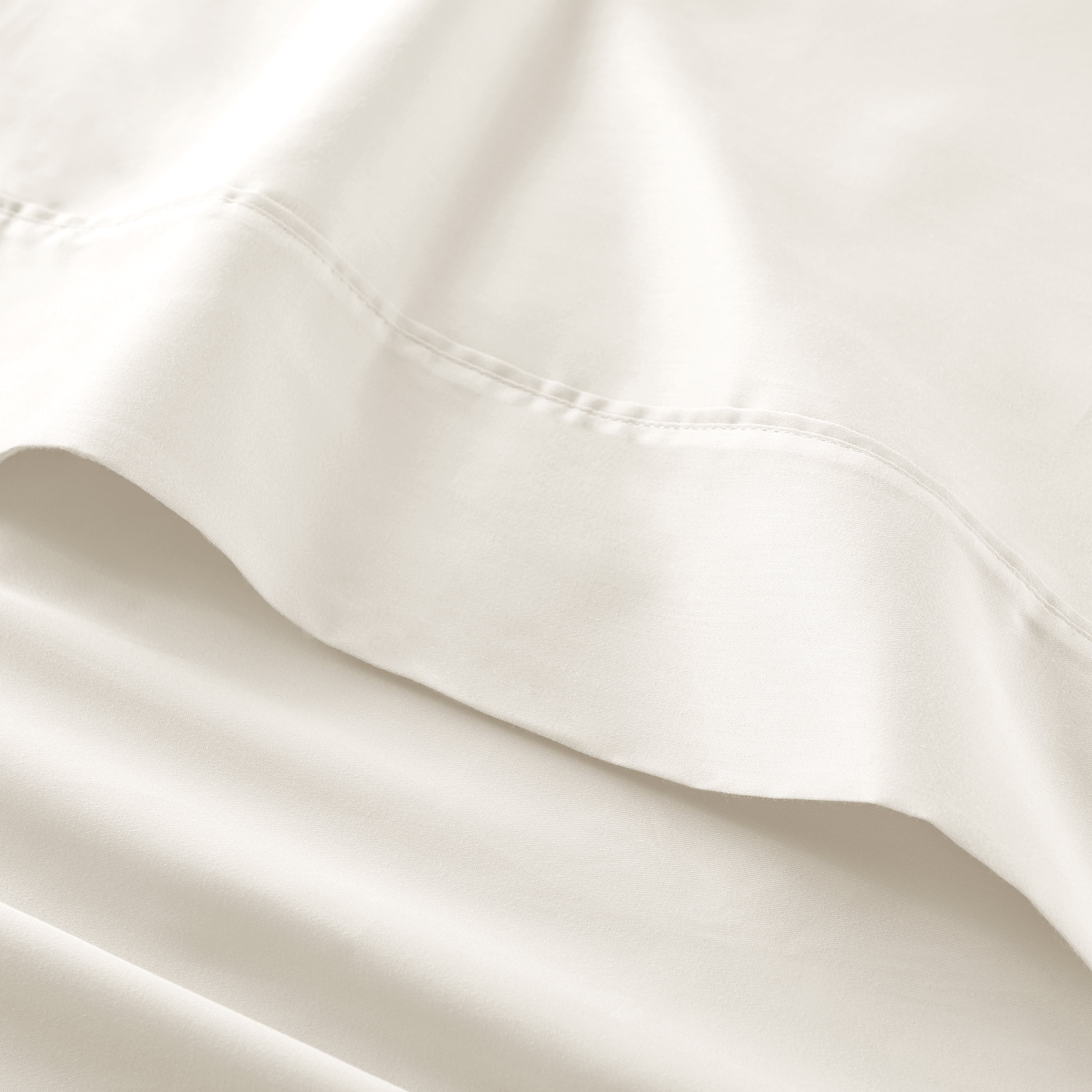 Better Homes & Gardens 4-Piece 300 Thread Count Vanilla Dream Cotton Sateen Bed Sheet Set, Full