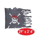 thumbnail image 2 of Beistle Weathered Pirate Flag 29" X 3' 4" - 12 Pack (1 Per Package), 2 of 3