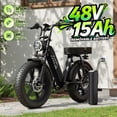 thumbnail image 2 of Electric Bike for Adults (Age 18+),749W Motor, 48V 15Ah Battery, 20"x4.0 Fat Tire E-Mountain Bike, 27.9 MPH, 60 Miles Range, UL2849, 2 of 8