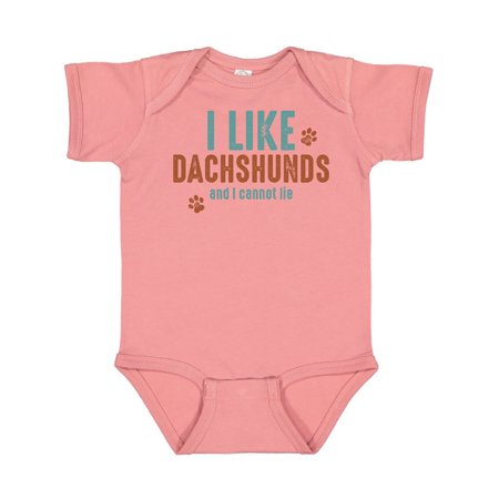 

Inktastic I Like Dachshunds Gift Baby Boy or Baby Girl Bodysuit
