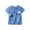 Blue, variant on Hienoo Toddler Boys Casual T-Shirt Excavator Truck Print Short Sleeve T Shirt, Sizes 3-8