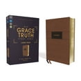 thumbnail image 1 of Pre-Owned Niv, the Grace and Truth Study Bible (Trustworthy and Practical Insights), Large Print, Leathersoft, Brown, Red Letter, Comfort Print (Imitation Leather) 0310447542 9780310447542, 1 of 1