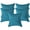 Turquoise, variant on Stylo Culture Ethnic Couch Throw Pillow Covers 16x16 Solid Turquoise Modern 40x40 cm Living Room Toss Pillow Case Polydupion Solid Square Cushion Covers | Set Of 5