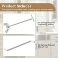thumbnail image 4 of 1PC Garbage Disposal Tool , Garbage Disposal Unjamming Tool with 1 Garbage Disposal Tool, Kitchen Garbage Unclogger to Dislodge JamsClutter, 4 of 6