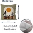 thumbnail image 4 of Boho Pillow Covers, Boho Mid Century Sun Botanical Leaf Mountain Nature Throw Pillow Covers,Boho Throw Pillow Covers 18×18 Set of 4,Bohemian Home Decor,Boho Gifts for Women Girls, 4 of 4