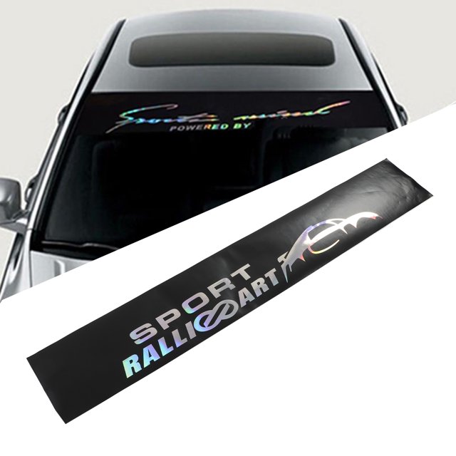 Calcomanía personalizada para automóvil, calcomanía reflectante universal para parabrisas delantero de automóvilil de calcomanías para ventana de automóvil 130x21 cm para lA