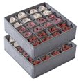 thumbnail image 1 of Calcetines Ropa Interior Cajón Organizador Divisor, 24 Celdas Gabinete Plegable Armario Organizador Cajas de Almacenamiento para Ropa, Calcetines, Lencería, Ropa Interior,11 Feliz Sencillez, 1 of 5