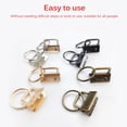 thumbnail image 4 of PENGXIANG Alloy Key Fob Hardware Firm Keychain Hardware Hard Key Fob Plier Hardware Pliers with Tail Clips Exquisite Key Chain Making Hardware for Indoor Outdoor Keychain, 4 of 9