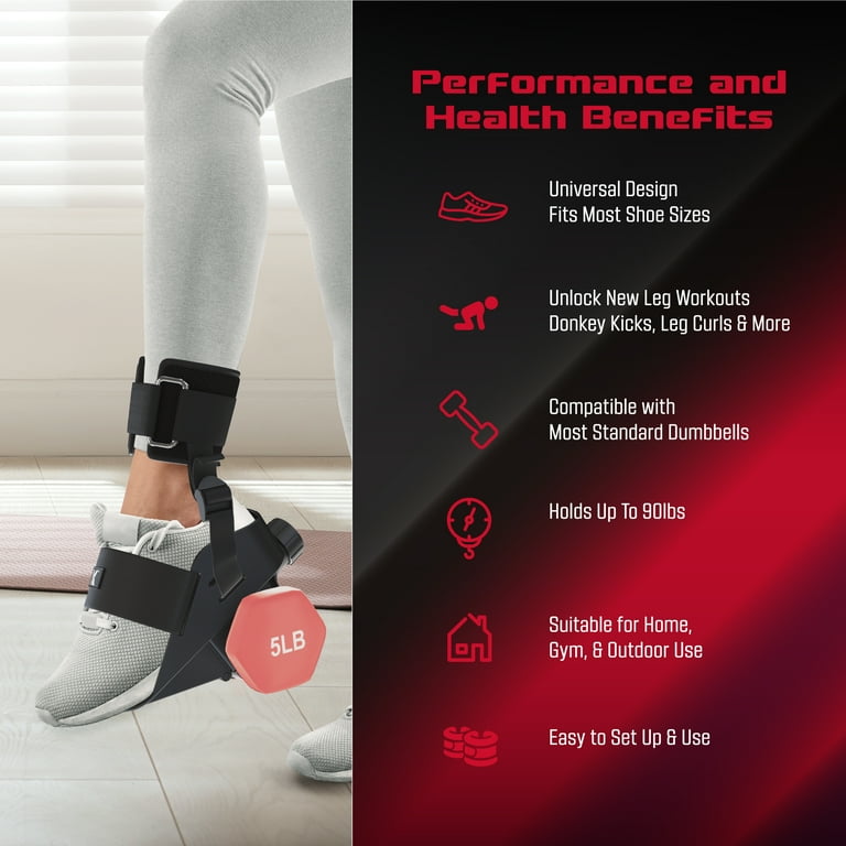 FitRx AnkleBell Leg Weights Adapter Ankle Weights Adjustable Dumbbell Adapter Single Walmart